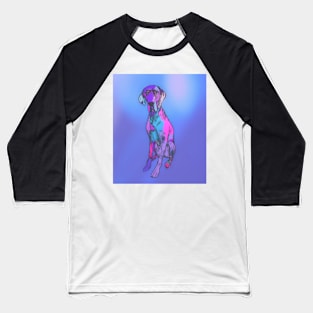 Great Dane Pop Art Baseball T-Shirt